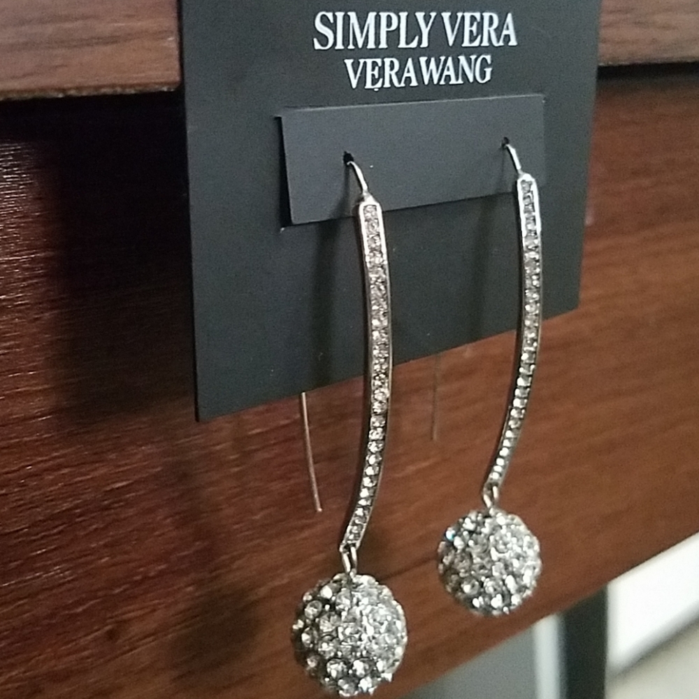 Simply Vera Wang Bling Earrings